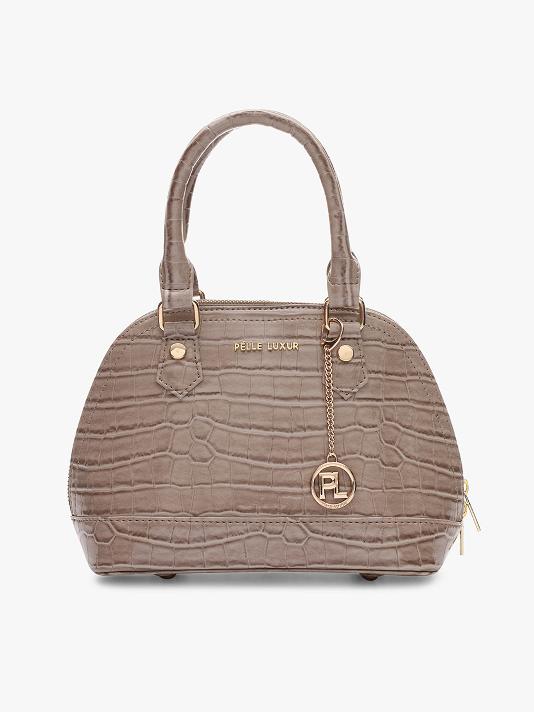 

PELLE LUXUR Shopper Handheld Bag, Brown