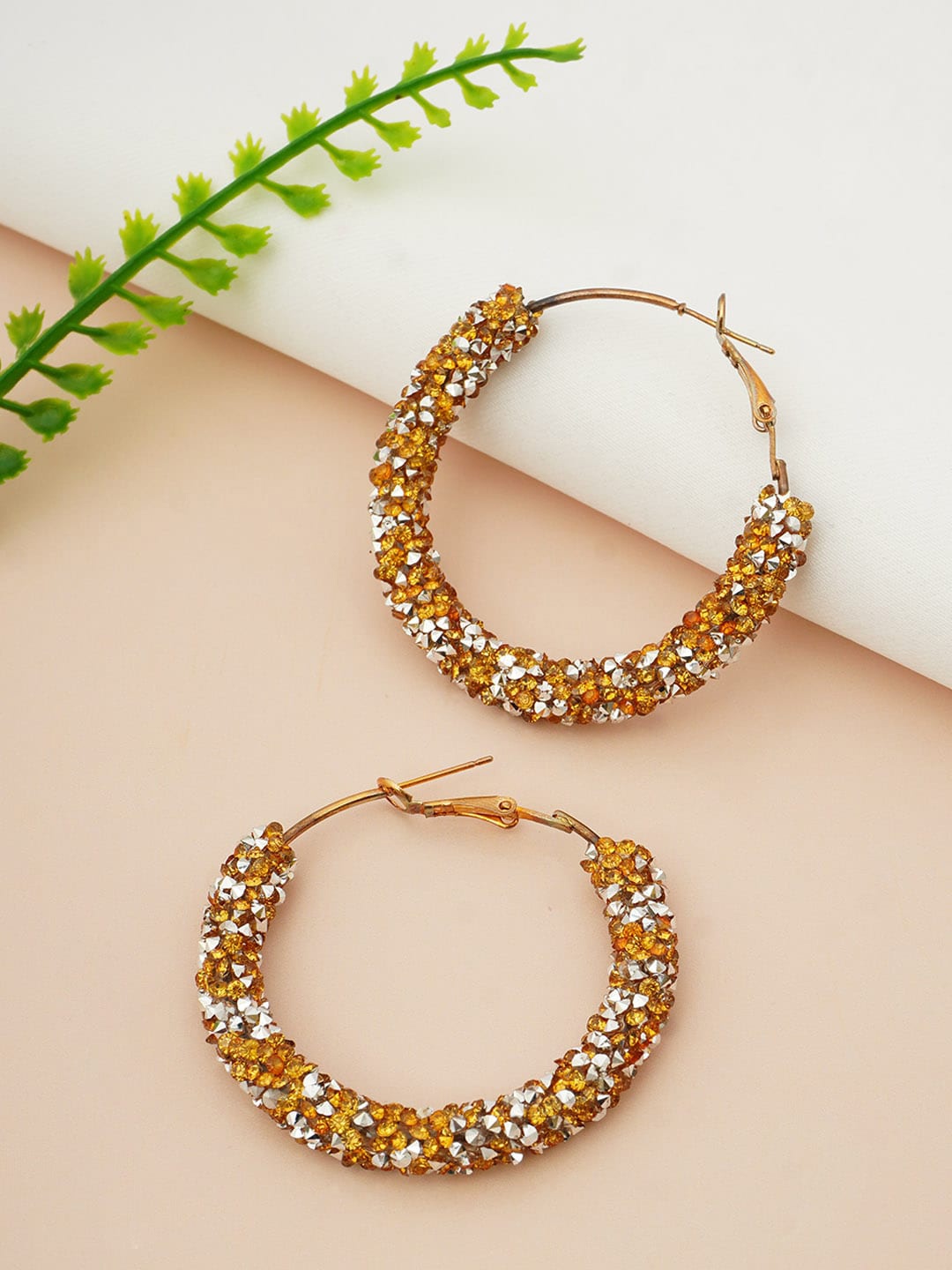 

Ferosh Classic Hoop Earrings, Gold