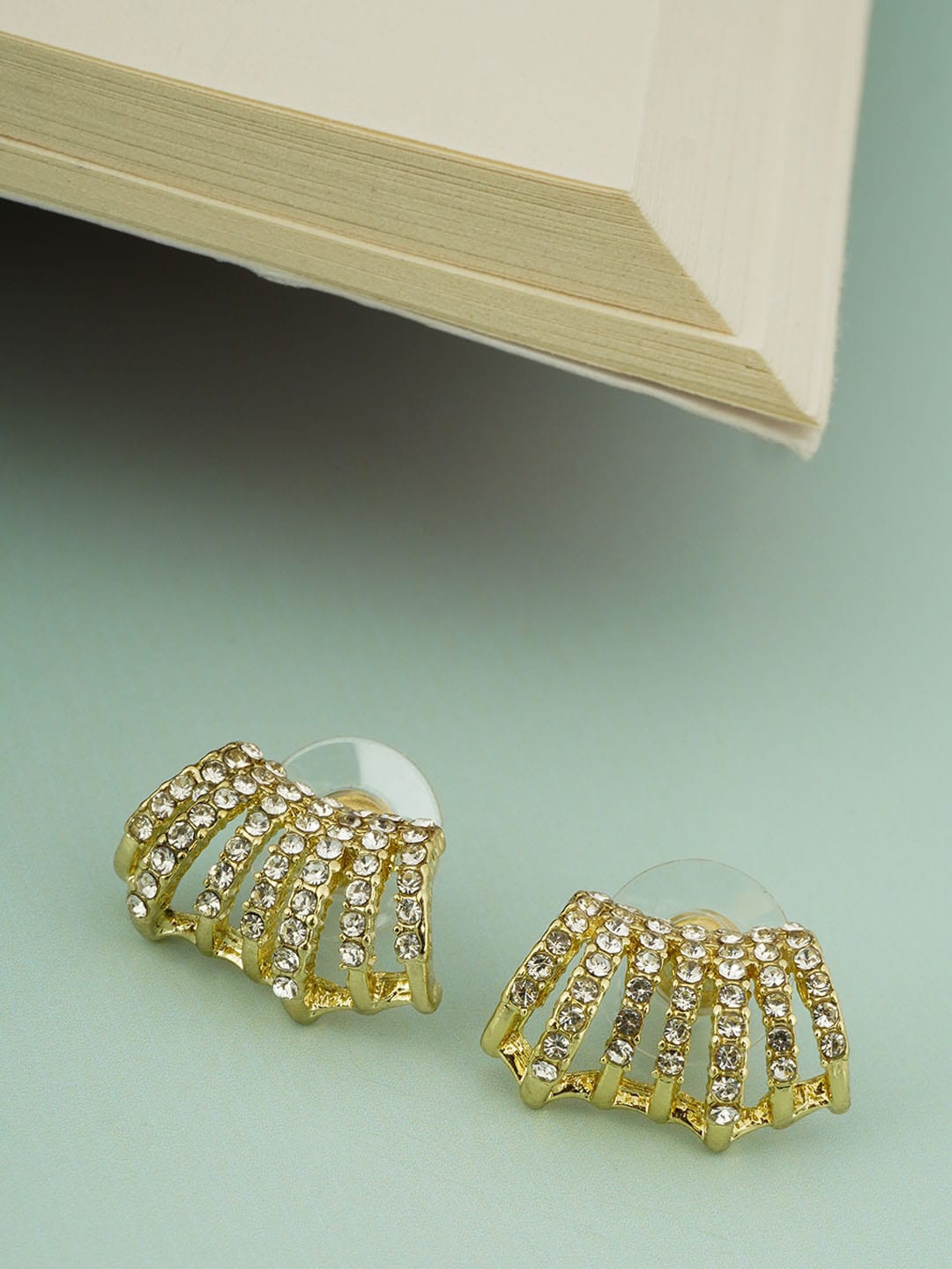 

Ferosh Gold-Plated Classic Studs Earrings
