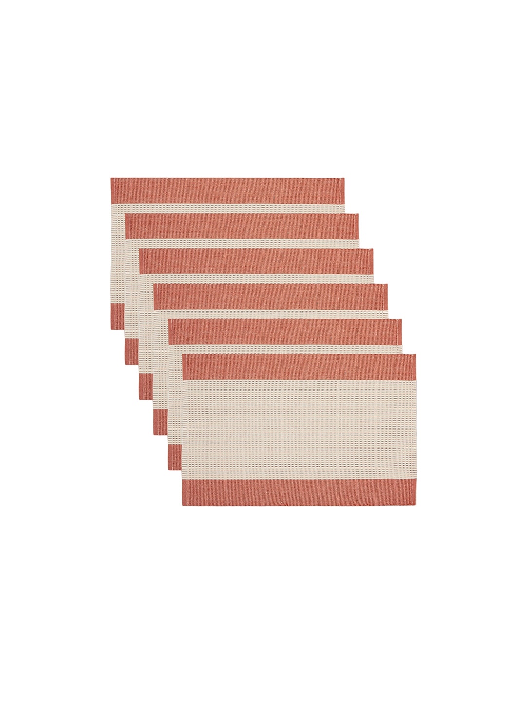 

Fabindia Nadij Rust 6-Pieces Cotton Table Napkins