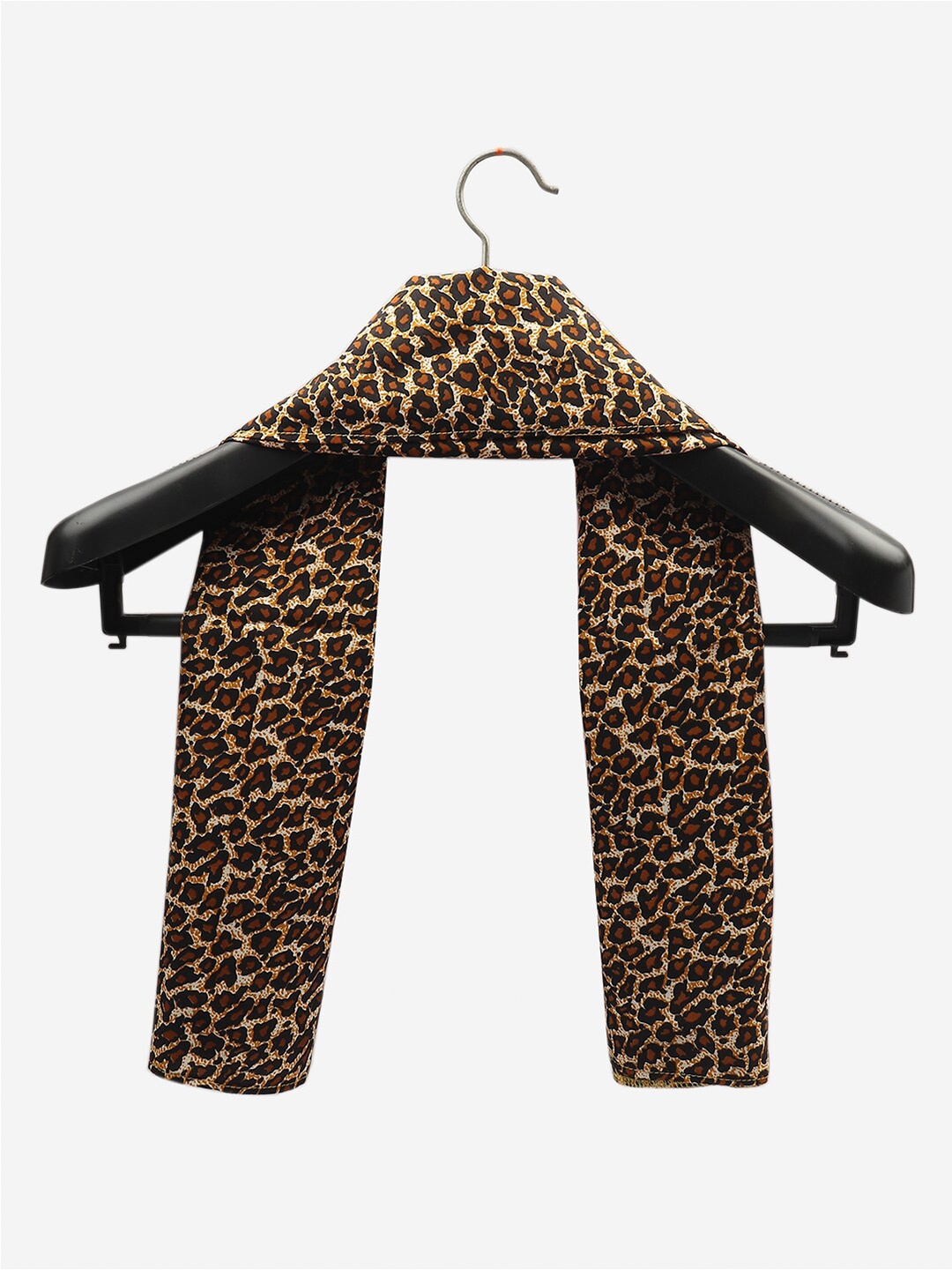 

XOXO Design Women Animal Printed Scarf, Mustard