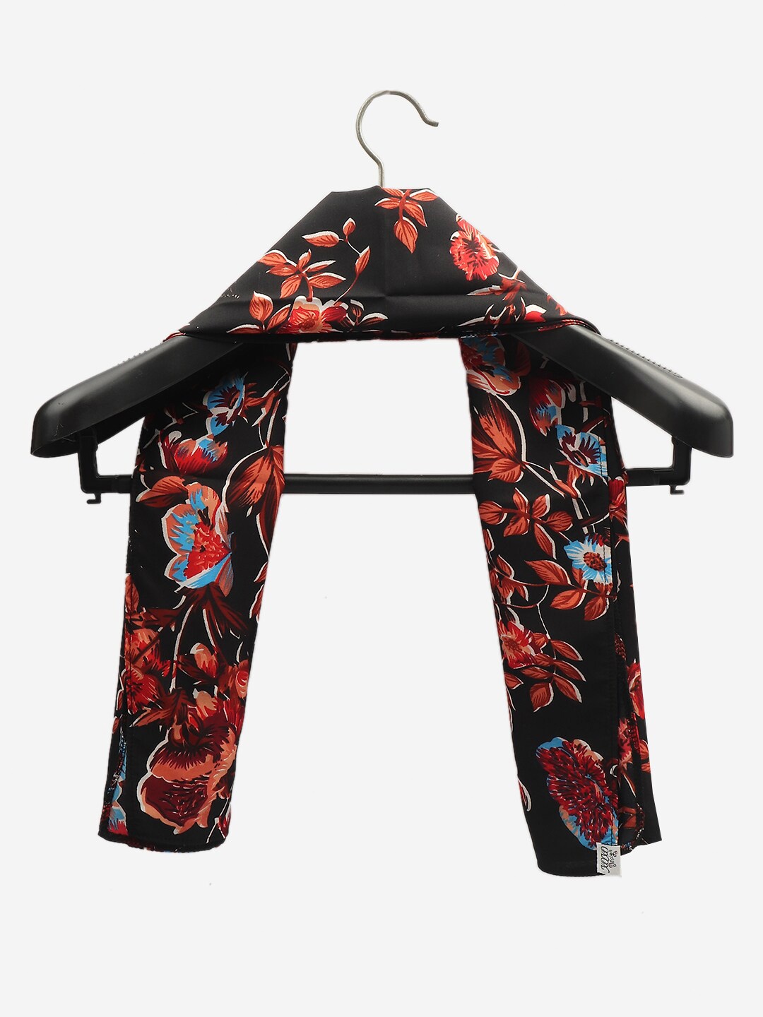 

XOXO Design Women Floral Printed Scarf, Black