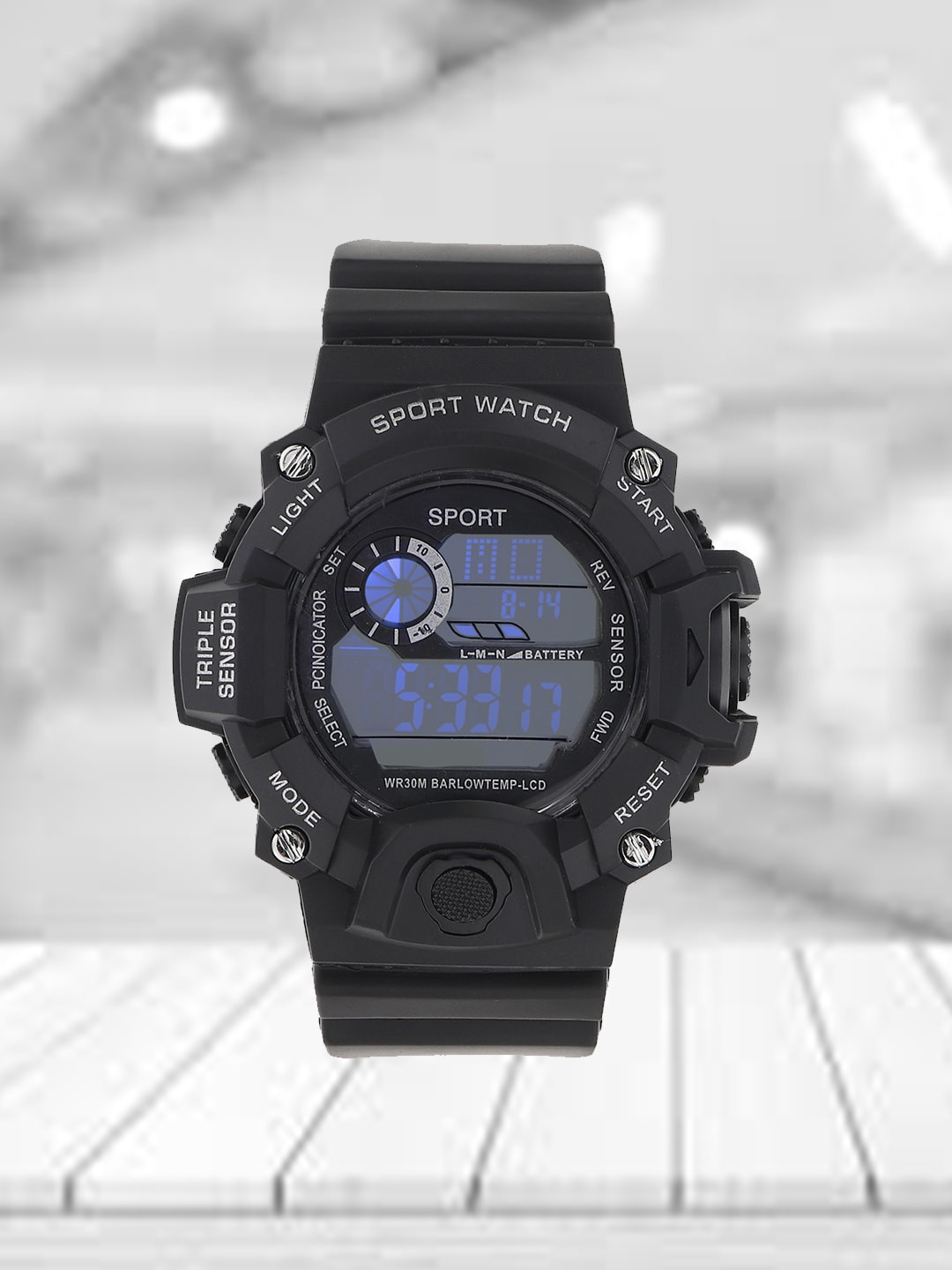 

Fantasy World Kids Round Dial Multi Function Sports Digital Watch, Black