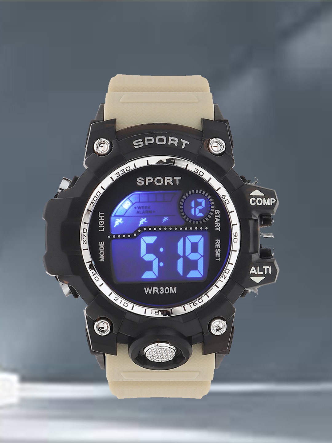 

Fantasy World Kids Digital Multi Function Sports Digital Watch FW-Sport-021-WH, Off white