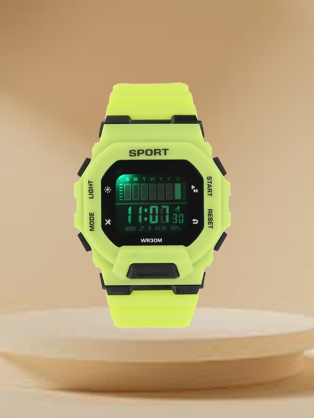 

Fantasy World Kids Digital Multi Function Sports Digital Watch FW-Sport-023-P.GR, Lime green