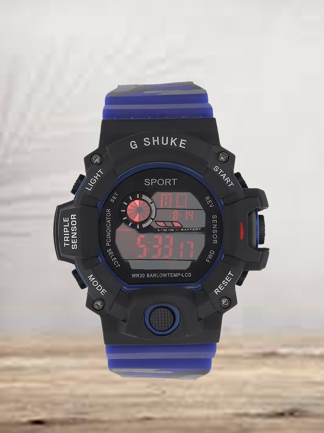 

Fantasy World Kids Round Dial Multi Function Sports Digital Watch, Black