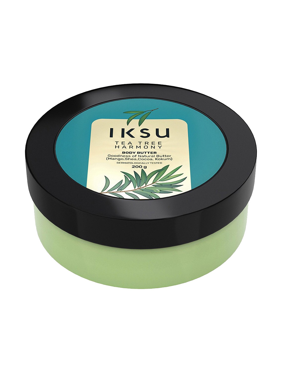 

IKSU by Lifestyle Tea Tree Harmony Body Butter with Mango & Shea - 200 g, Green