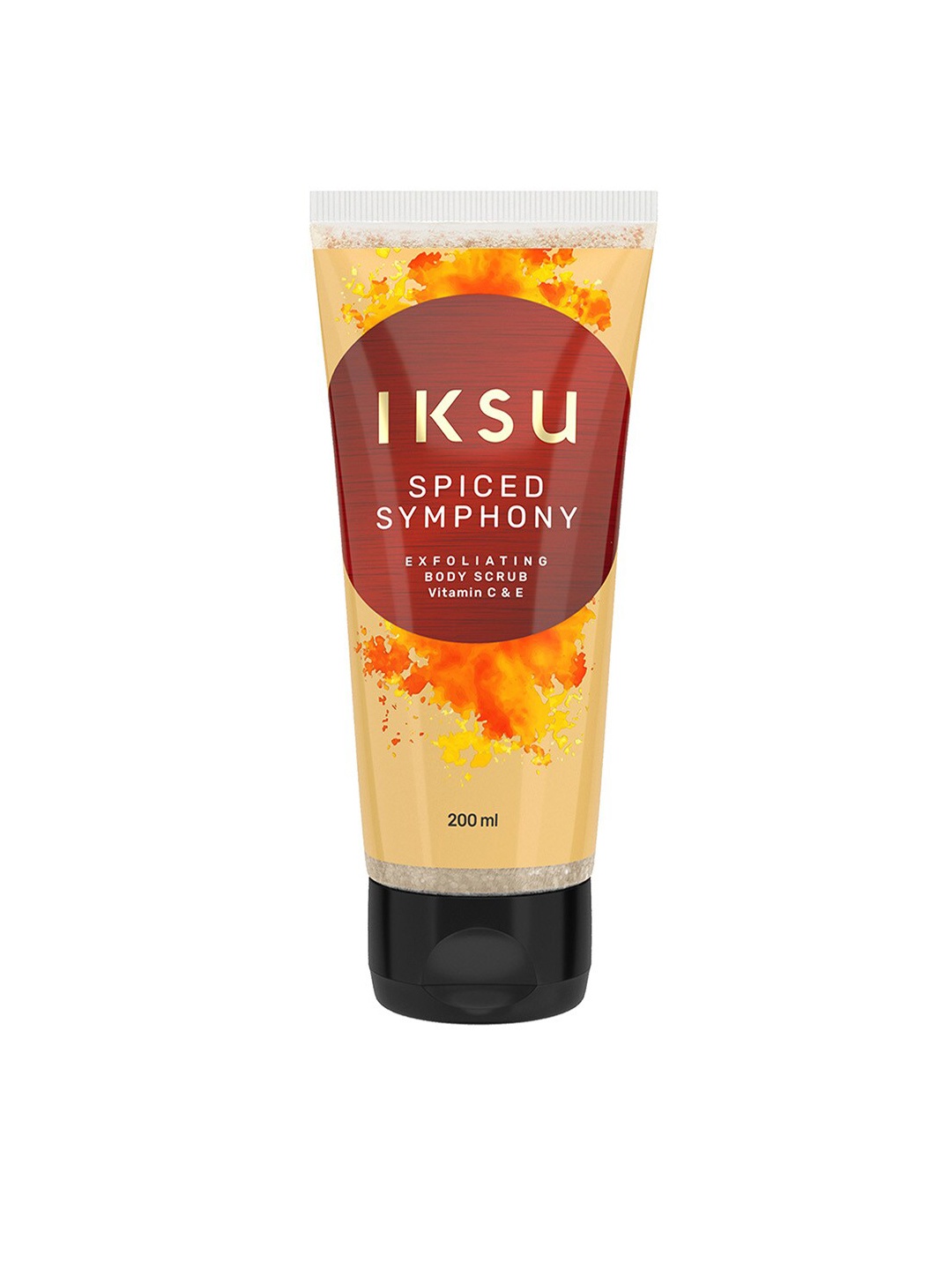 

IKSU by Lifestyle Spiced Symphony Exfoliating Body Scrub with Vitamin C & E - 200ml, Orange