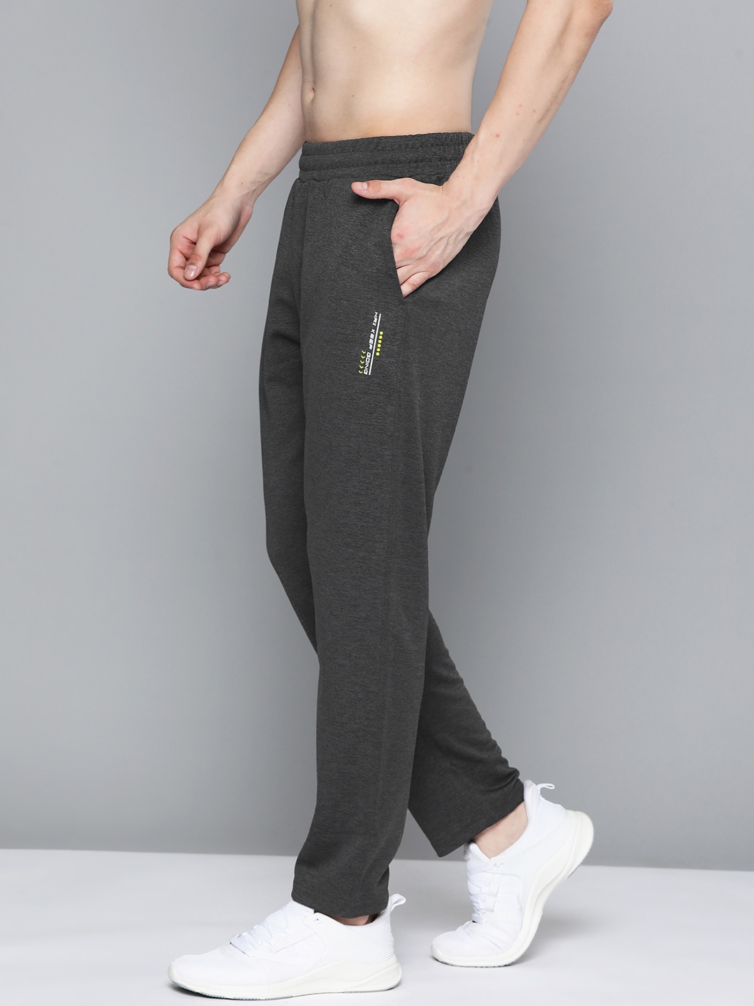 

HRX by Hrithik Roshan Men Rapid-Dry Running Track Pants, Charcoal