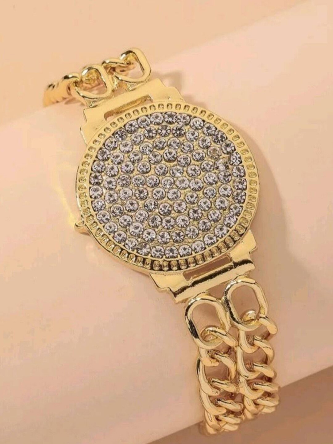 

Scintillare By Sukkhi Women Gold-Plated Link Bracelet