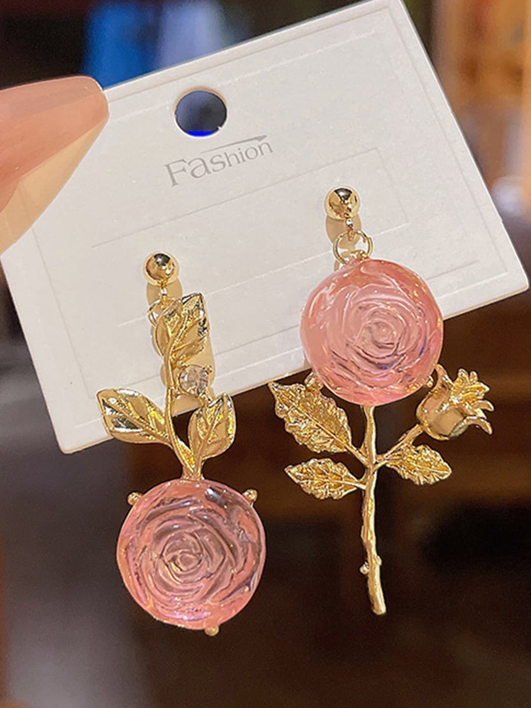 

Scintillare By Sukkhi Gold-Plated Floral Drop Earrings