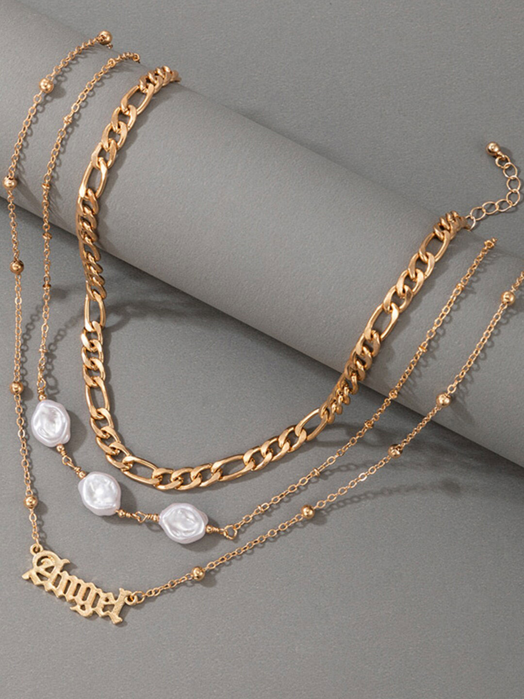 

Scintillare By Sukkhi Gold-Plated Layered Necklace