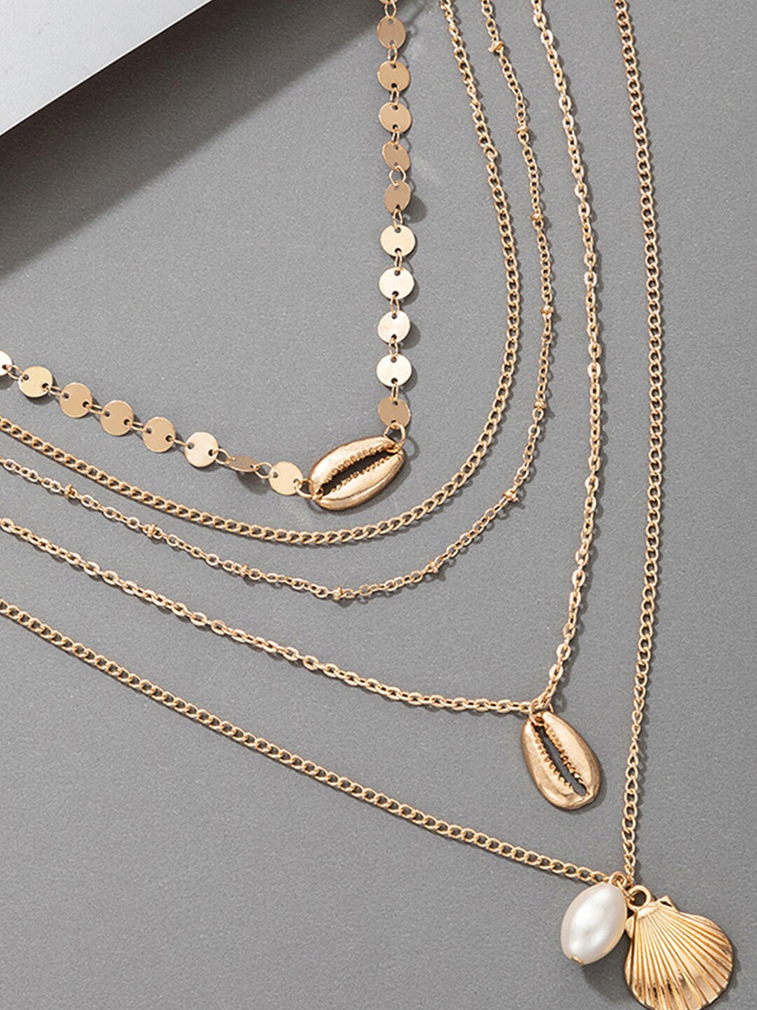 

Scintillare By Sukkhi Gold-Plated Layered Necklace