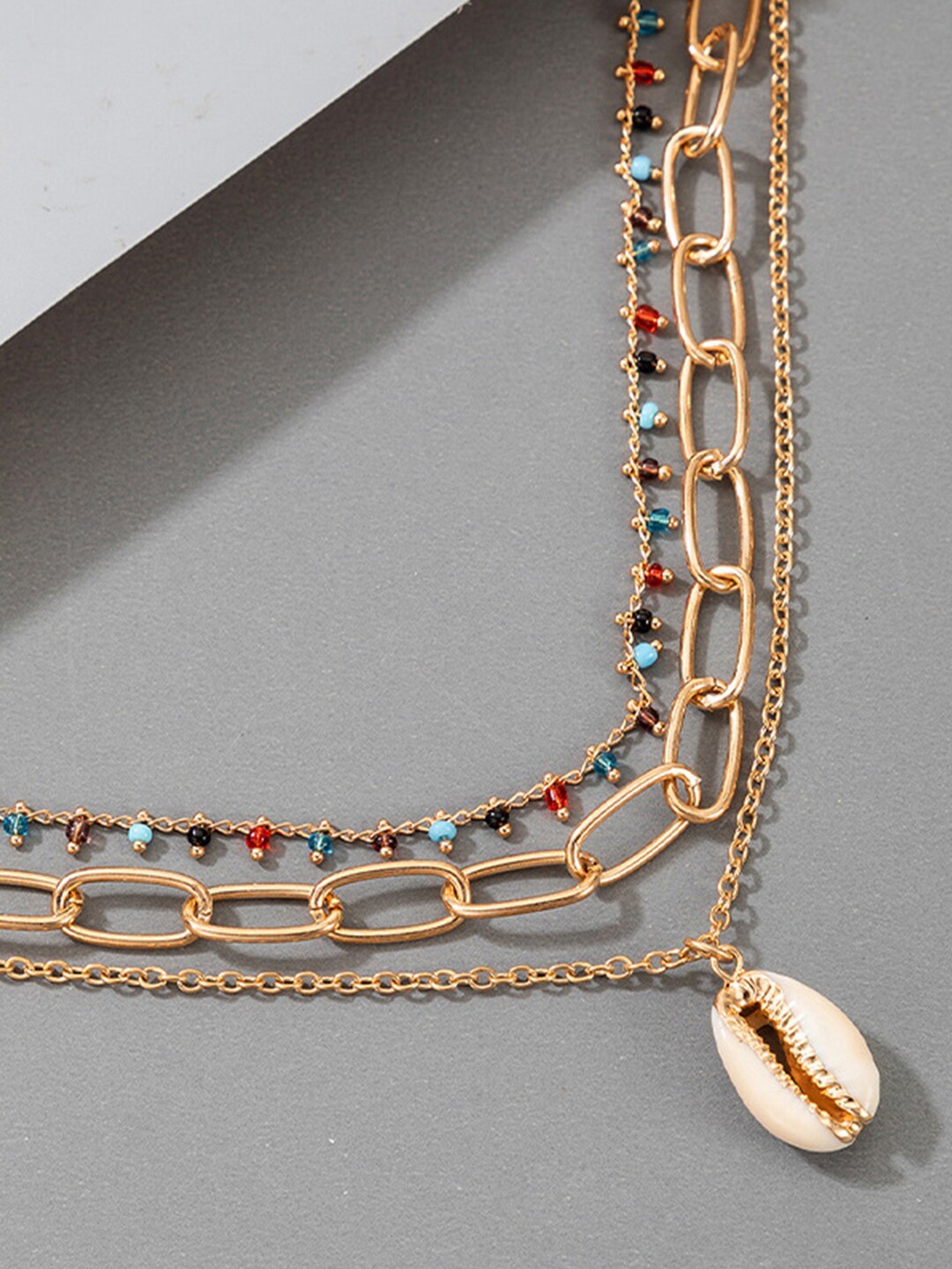 

Scintillare By Sukkhi Gold-Plated Layered Necklace