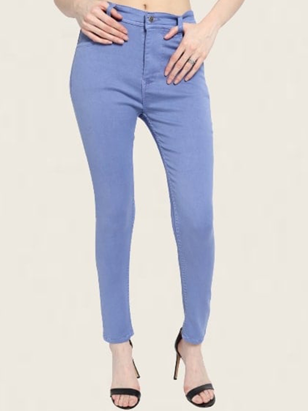 

BAESD Women Jean Slim Fit High-Rise Stretchable Jeans, Blue