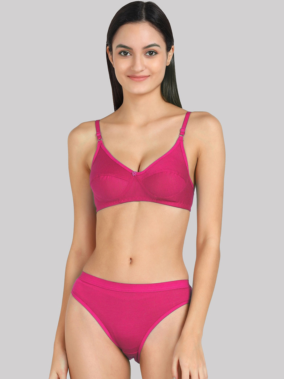 

AROUSY Women Cotton Lingerie Set, Pink