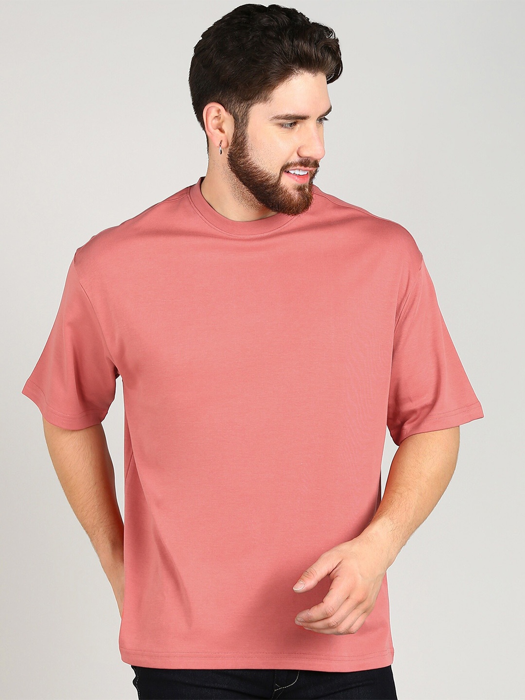 

Alan Jones Pure Cotton Oversized T-shirt, Rose