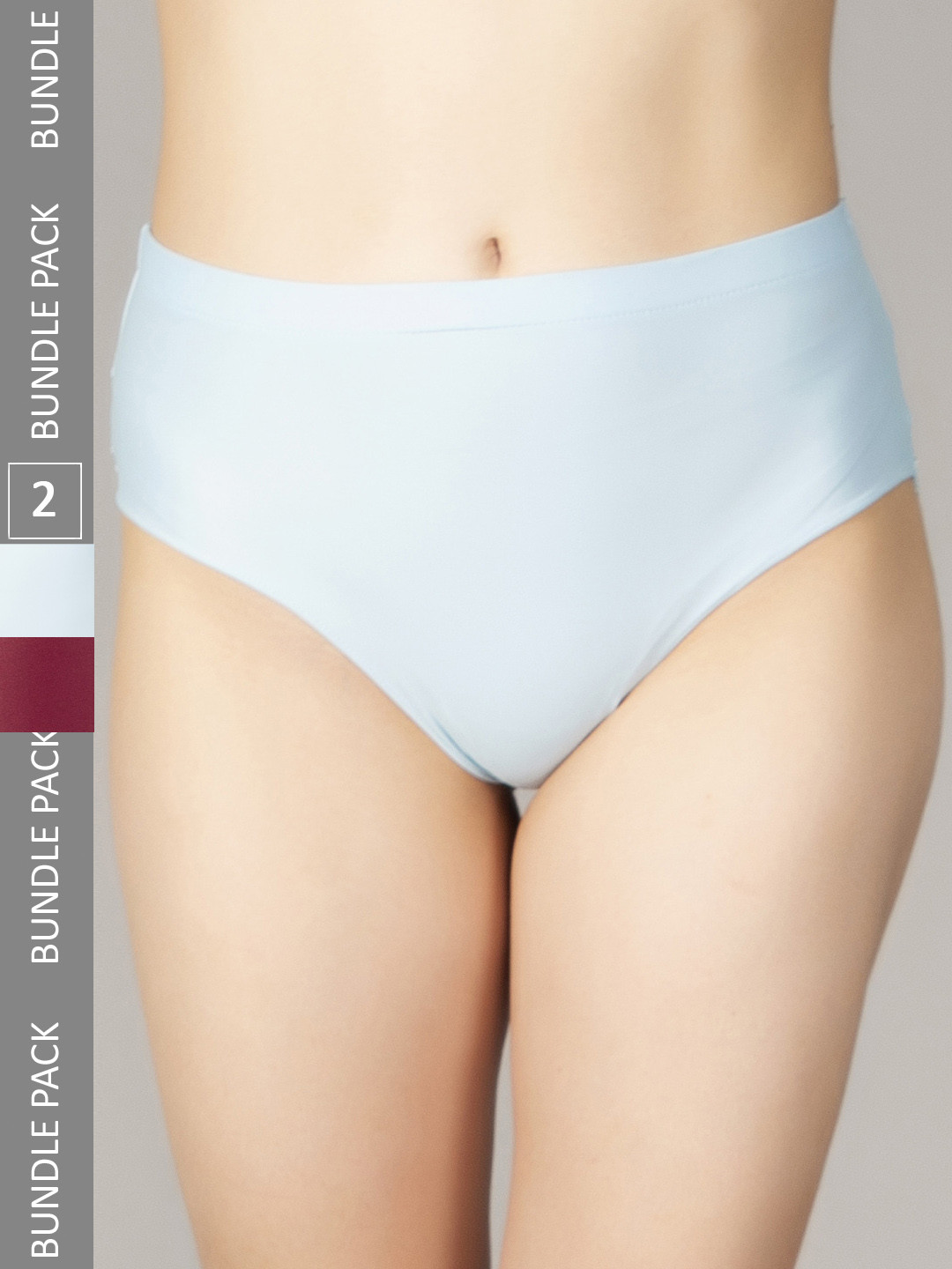 

Herryqeal Women Pack Of 2 High-Rise Hipster Briefs, Maroon