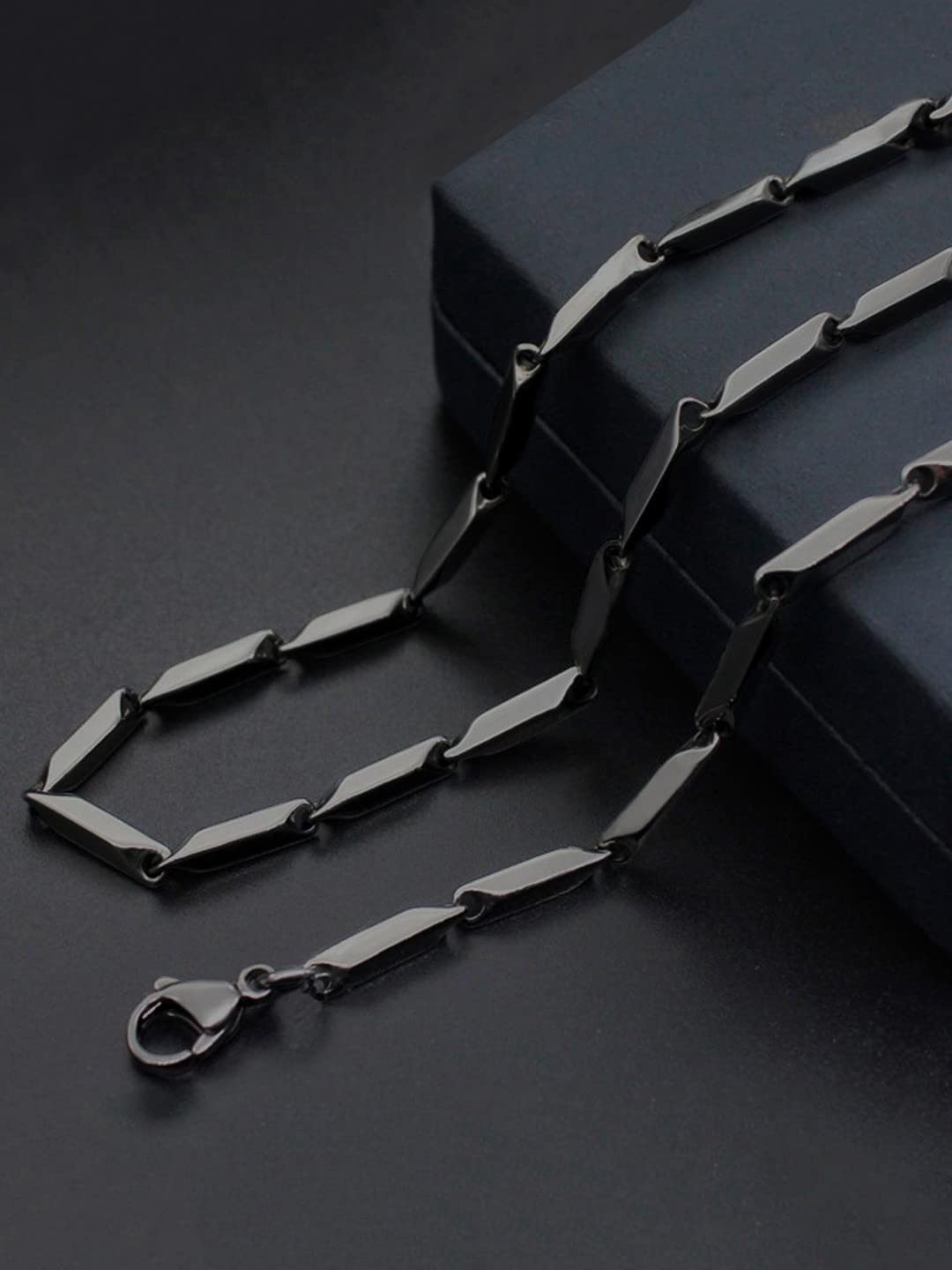 

KARISHMA KREATIONS Stainless Steel Rice Chain, Black