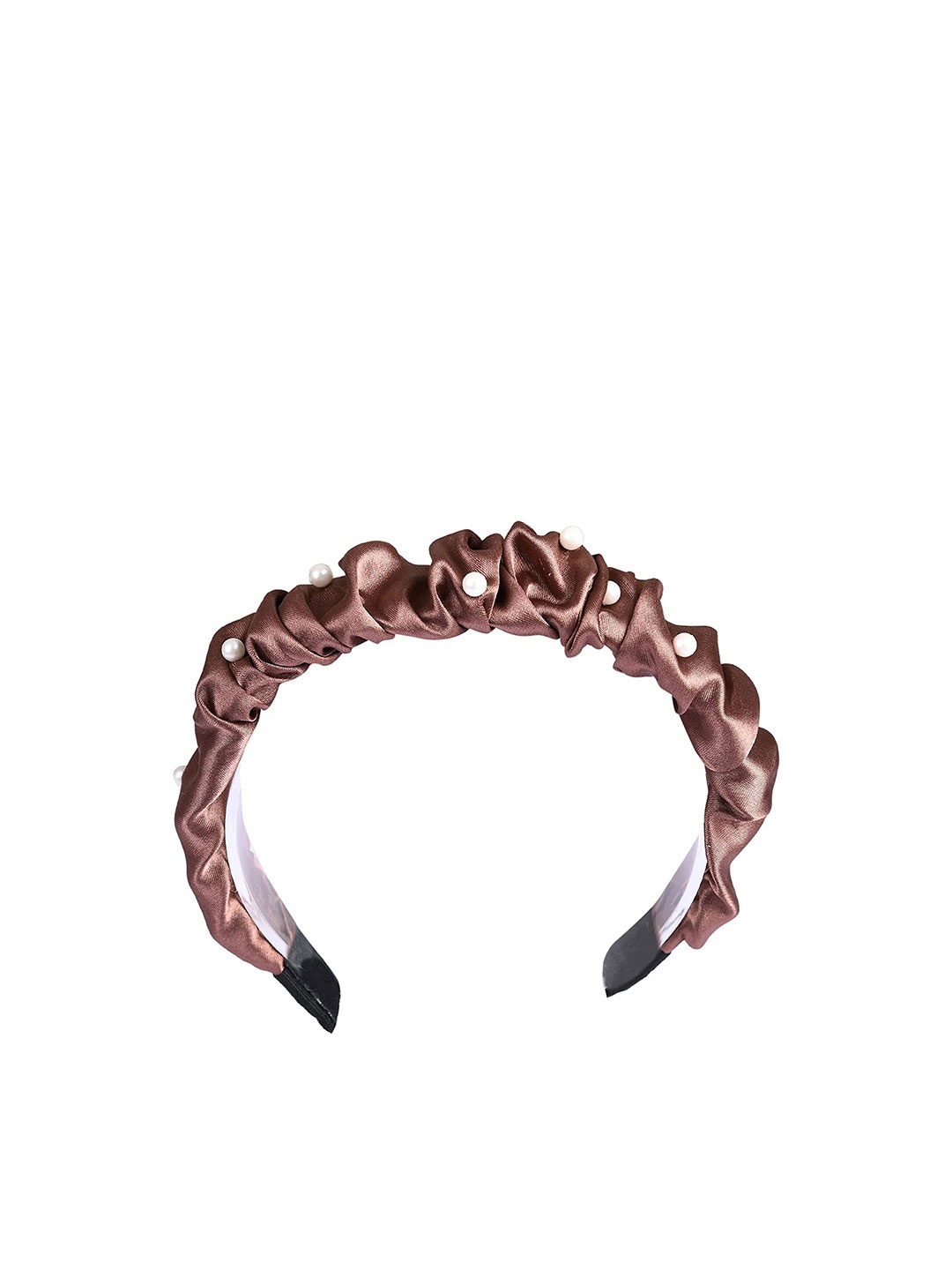 

LYTIX Women Beaded Hairband, Brown
