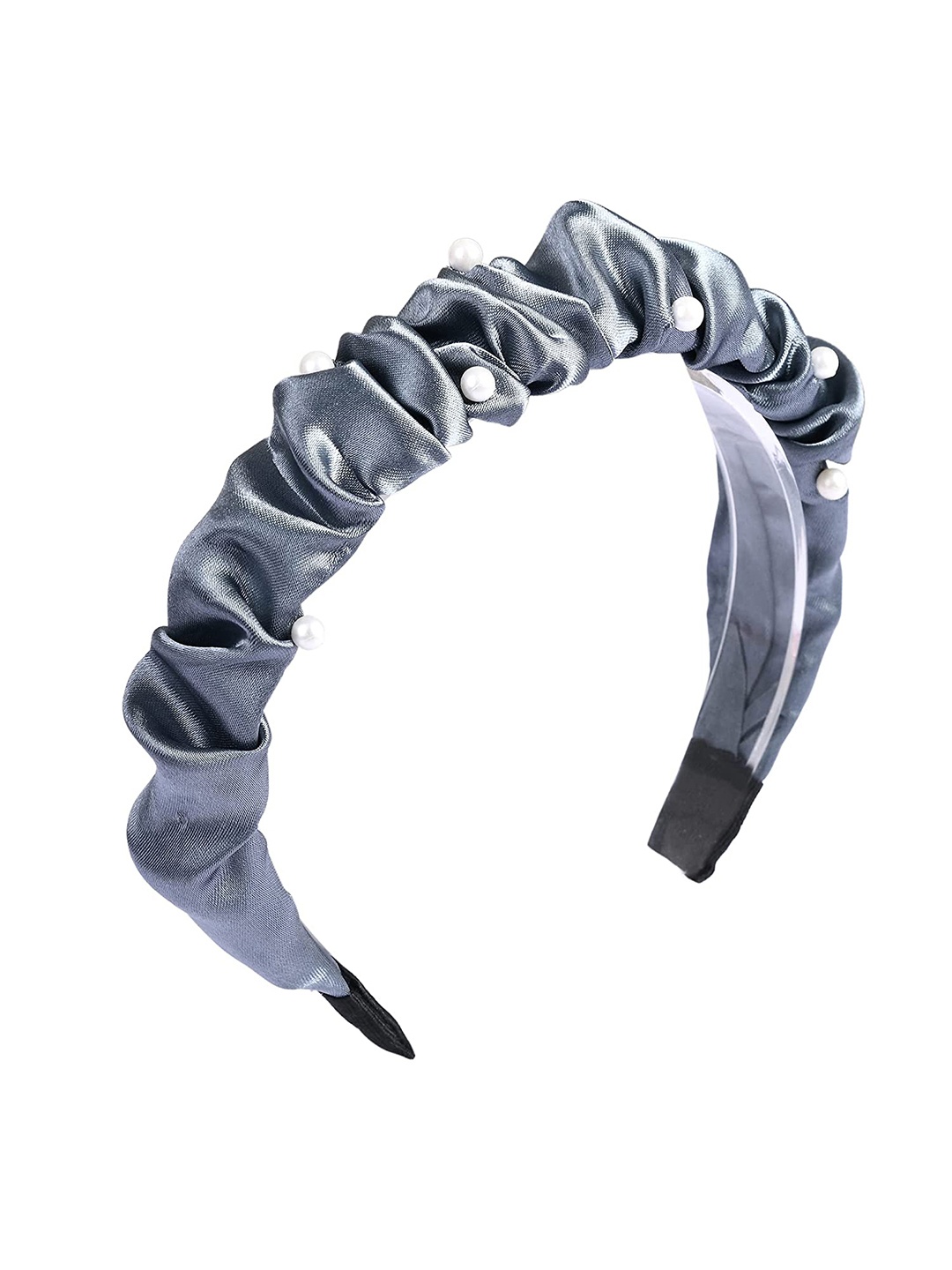 

LYTIX Women Beaded Hairband, Grey