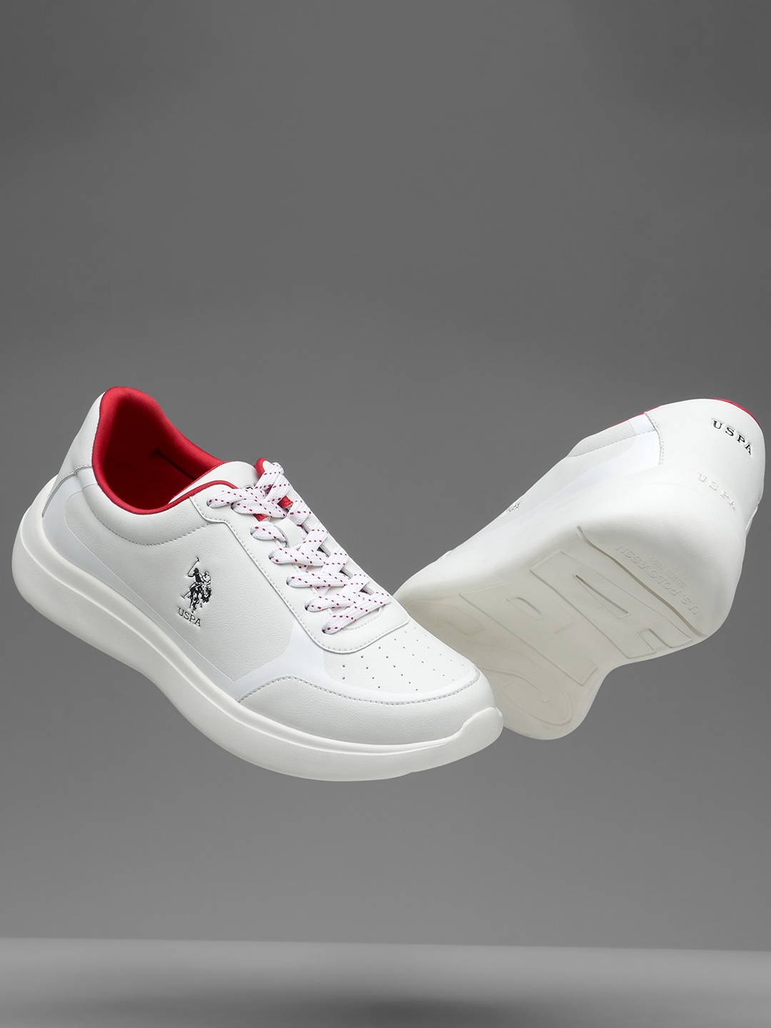 

U.S. Polo Assn. Men EUAN Comfort Insole Basics Sneakers, Off white