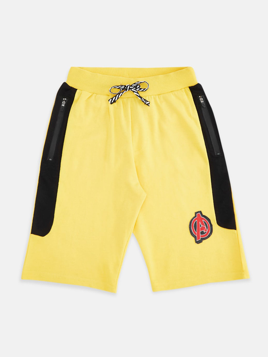 

Pantaloons Junior Boys Mid-Rise Casual Cotton Shorts, Yellow