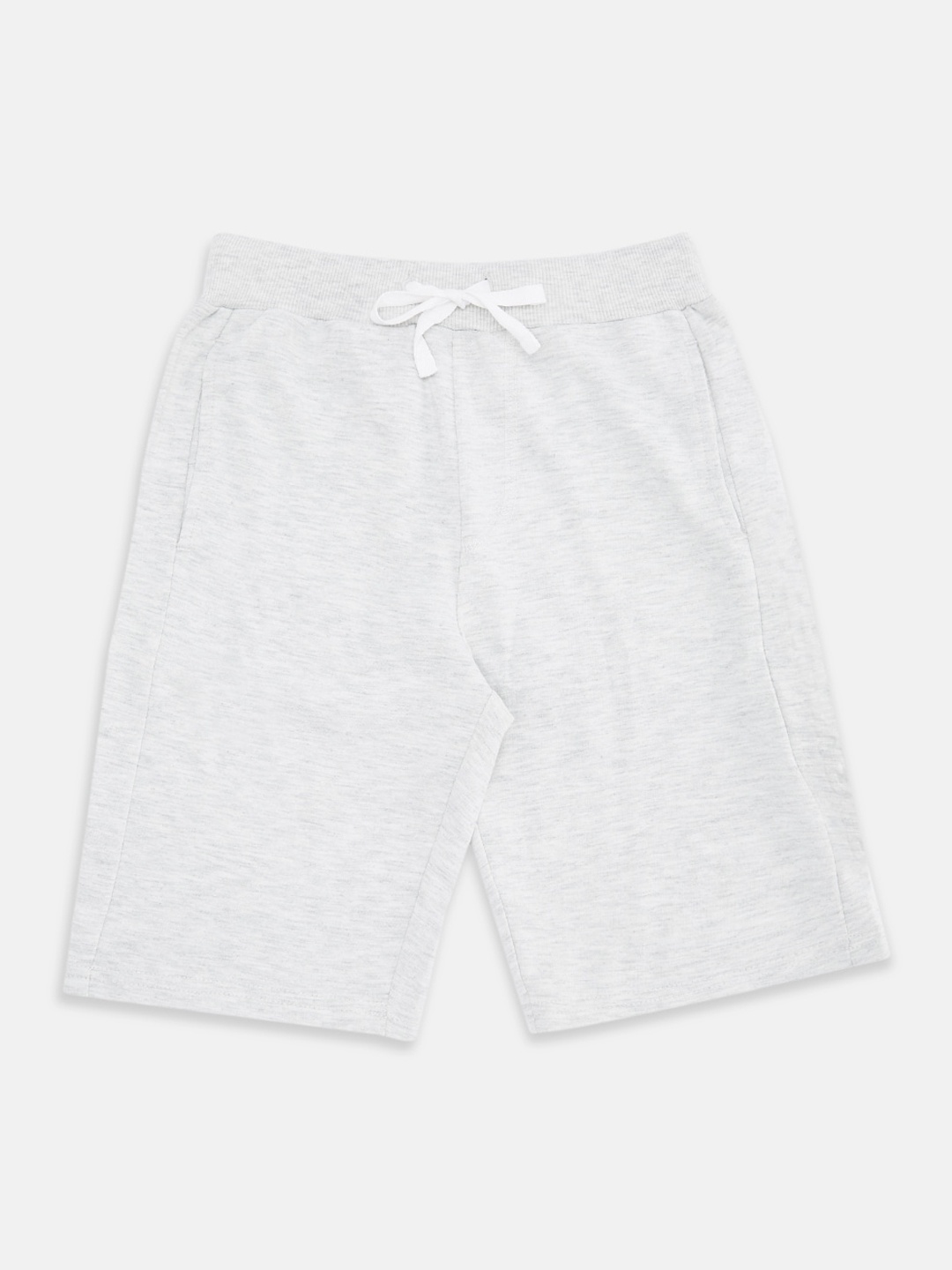 Pantaloons Junior Boys Mid-Rise Casual Cotton Shorts, White