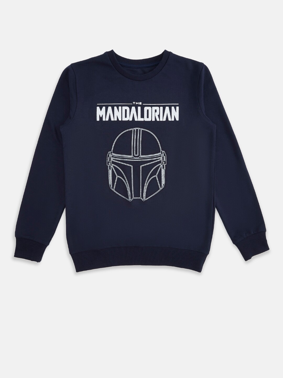 

Pantaloons Junior Boys Graphic Printed Sweatshirt, Navy blue
