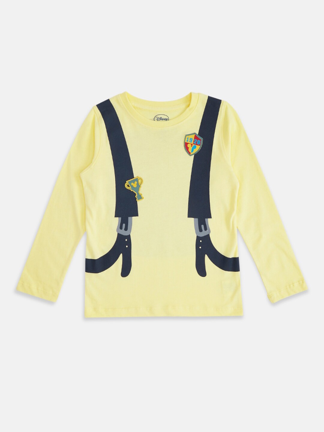 

Pantaloons Junior Boys Graphic Printed Cotton T-shirt, Yellow