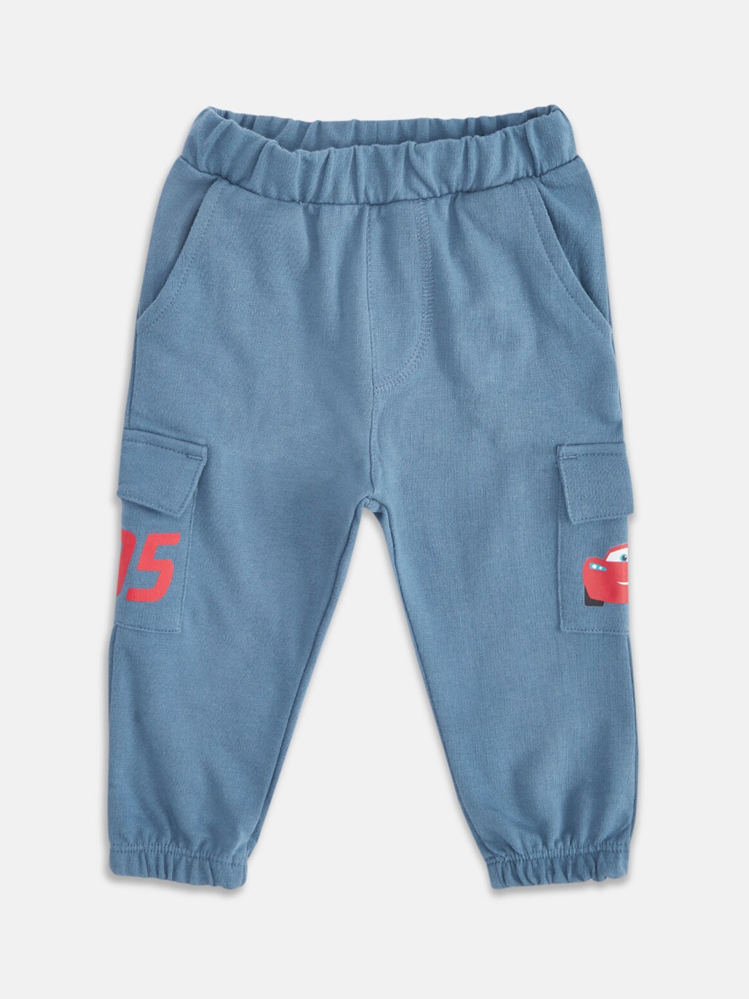 

Pantaloons Baby Boys Cars Printed Cotton Joggers, Blue