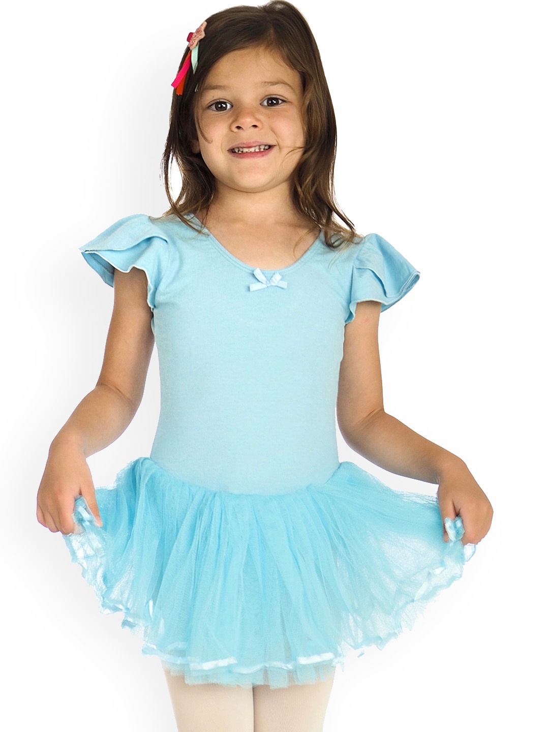 

IKAANYA Girls Ballet Tutu Bodysuit, Blue