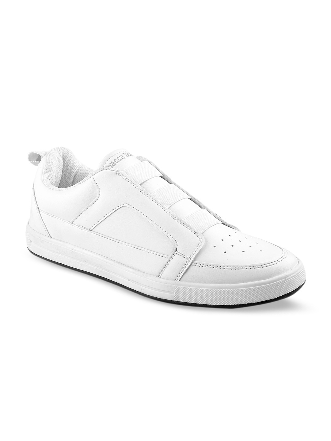 

bacca bucci Men Perforated Slip-On Sneakers, White