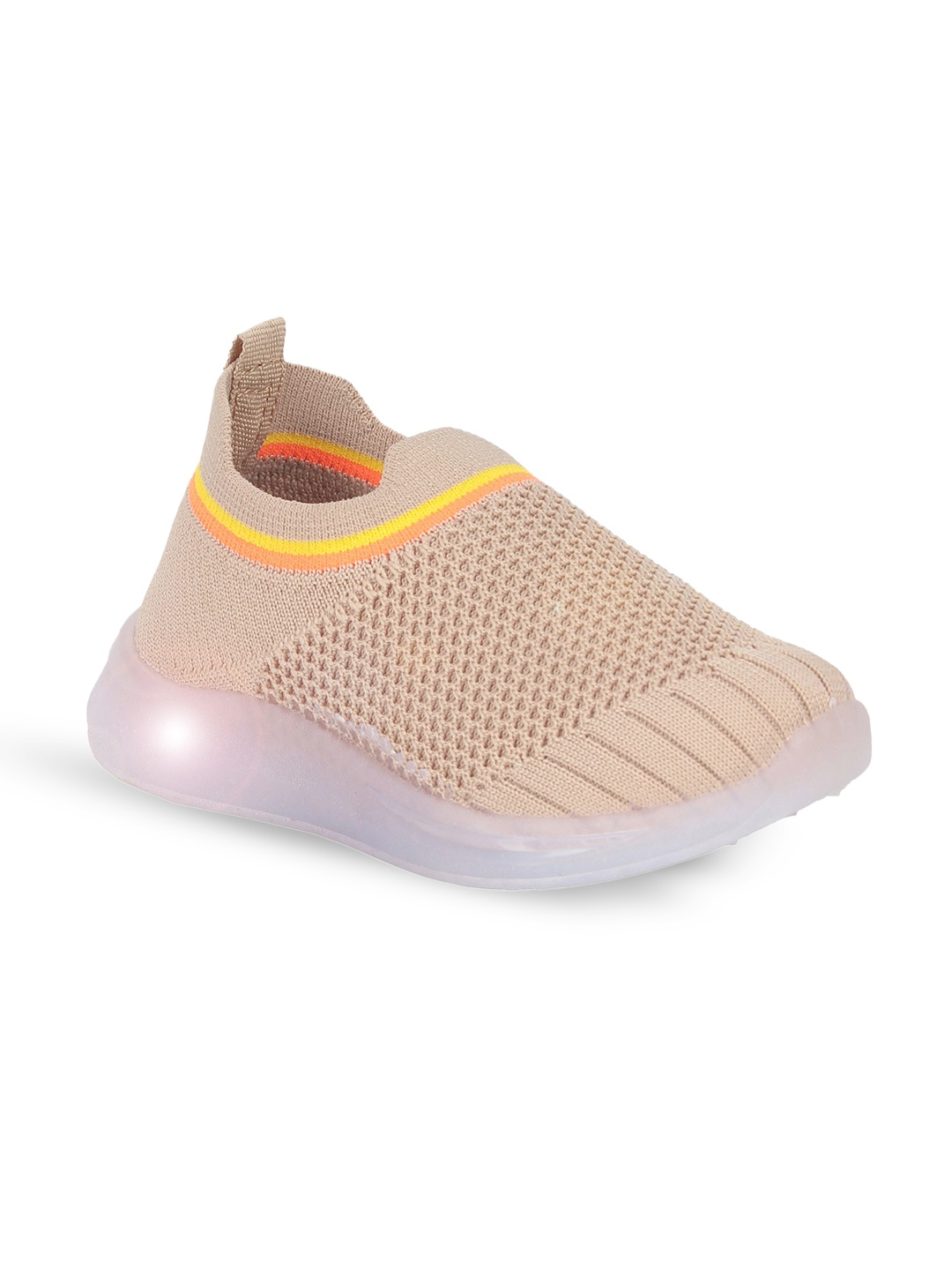 

Lil Lollipop Kids Beige Walking Shoes