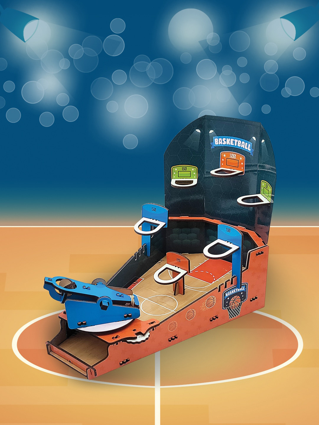 

WEMBLEY Basket Ball Mania Finger Game, Blue