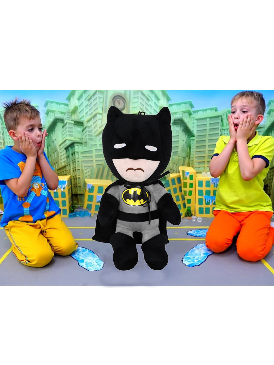 

Mirada Stuffed Batman Soft Toy, Grey