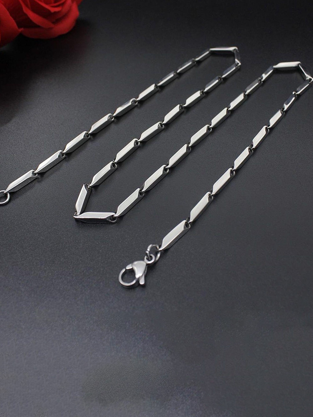 

MEENAZ Men Silver-Plated Chain