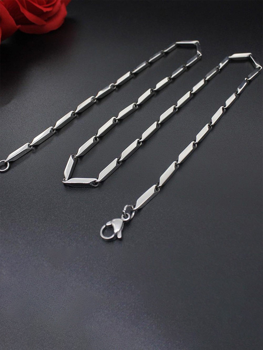 

MEENAZ Men Silver-Plated Chain