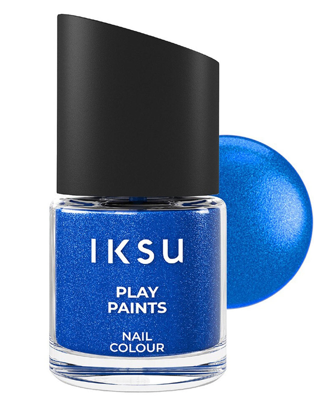 

IKSU by Lifestyle Play Paints Long Lasting Nail Colour 8ml - Shimmer Sapphire, Blue