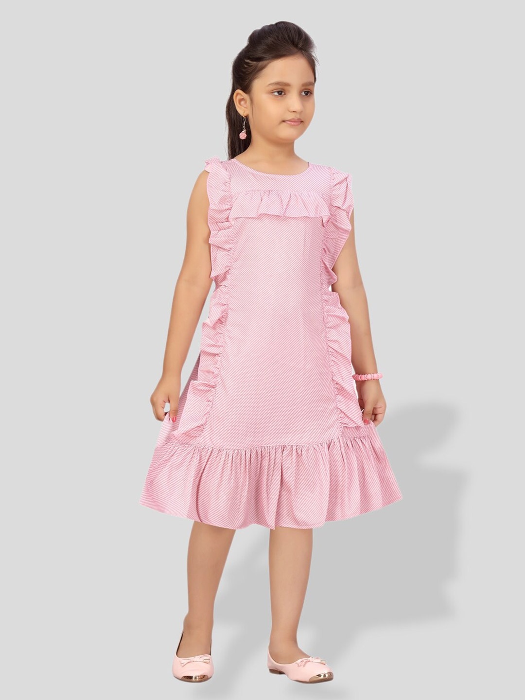 

BAESD Girls Drop-Waist Dress, Pink