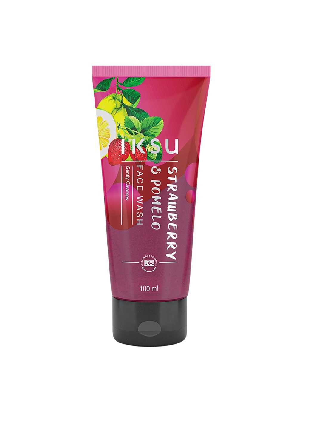 

IKSU by Lifestyle Strawberry & Pomelo Face Wash - 100 ml, Pink