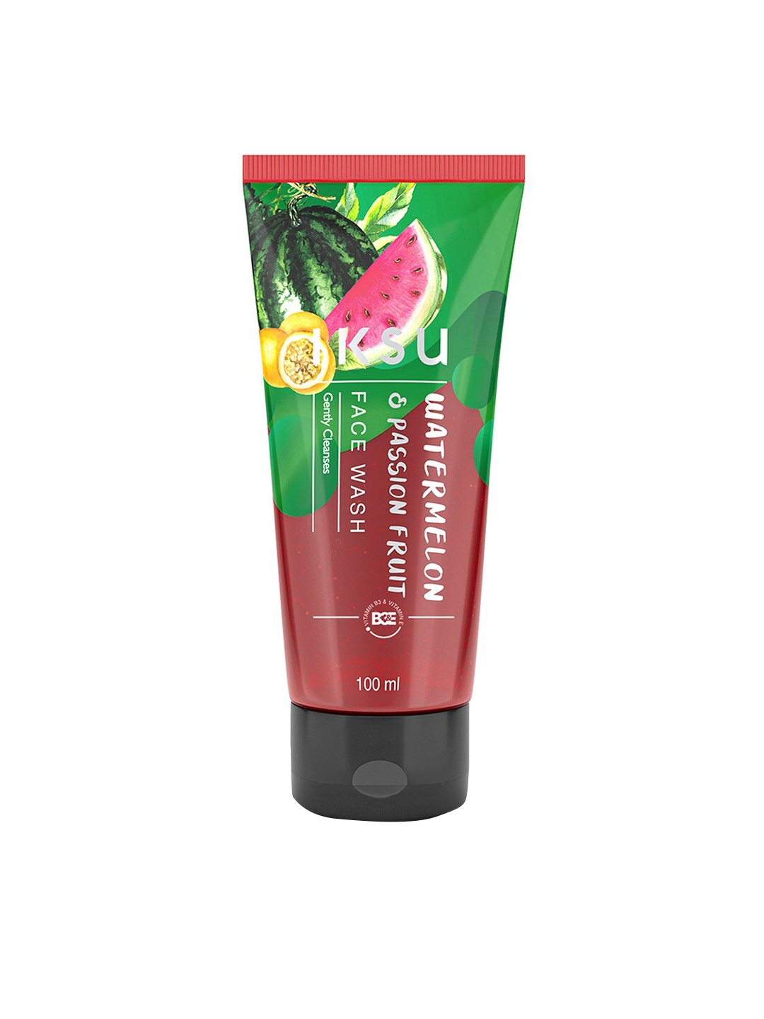 

IKSU by Lifestyle Watermelon & Passion Fruit Face Wash - 100ml, Maroon