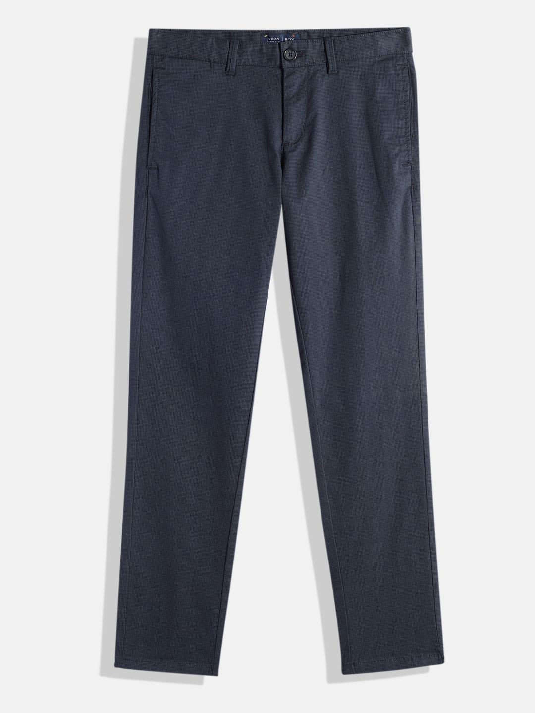 

Indian Terrain Boys Textured Trousers, Navy blue