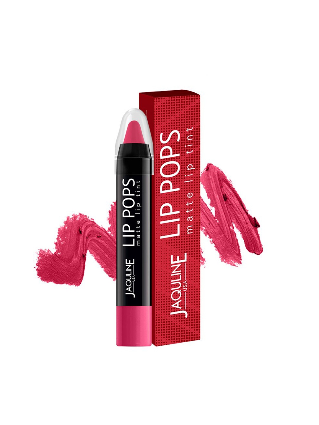 

Jaquline USA Lip Pops Long Lasting Matte Lip Tint Crayon - Pink Pop 06