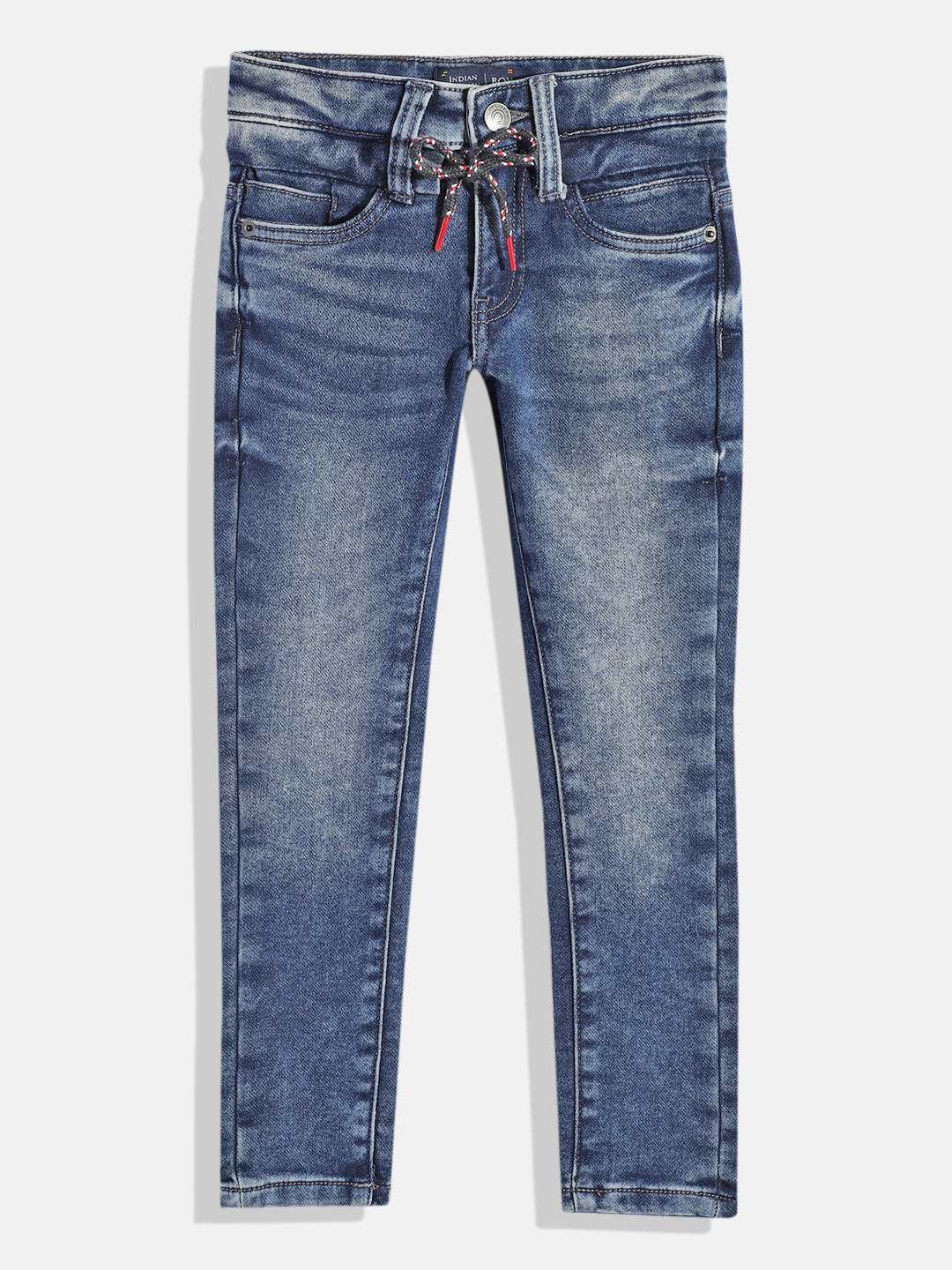 

Indian Terrain Boys Super Flex Heavy Fade Stretchable Jeans, Blue