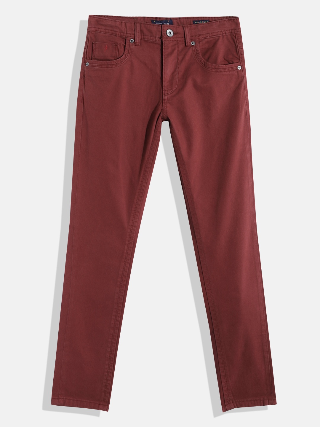 

Indian Terrain Boys Mid-Rise Regular Fit Stretchable Jeans, Brown