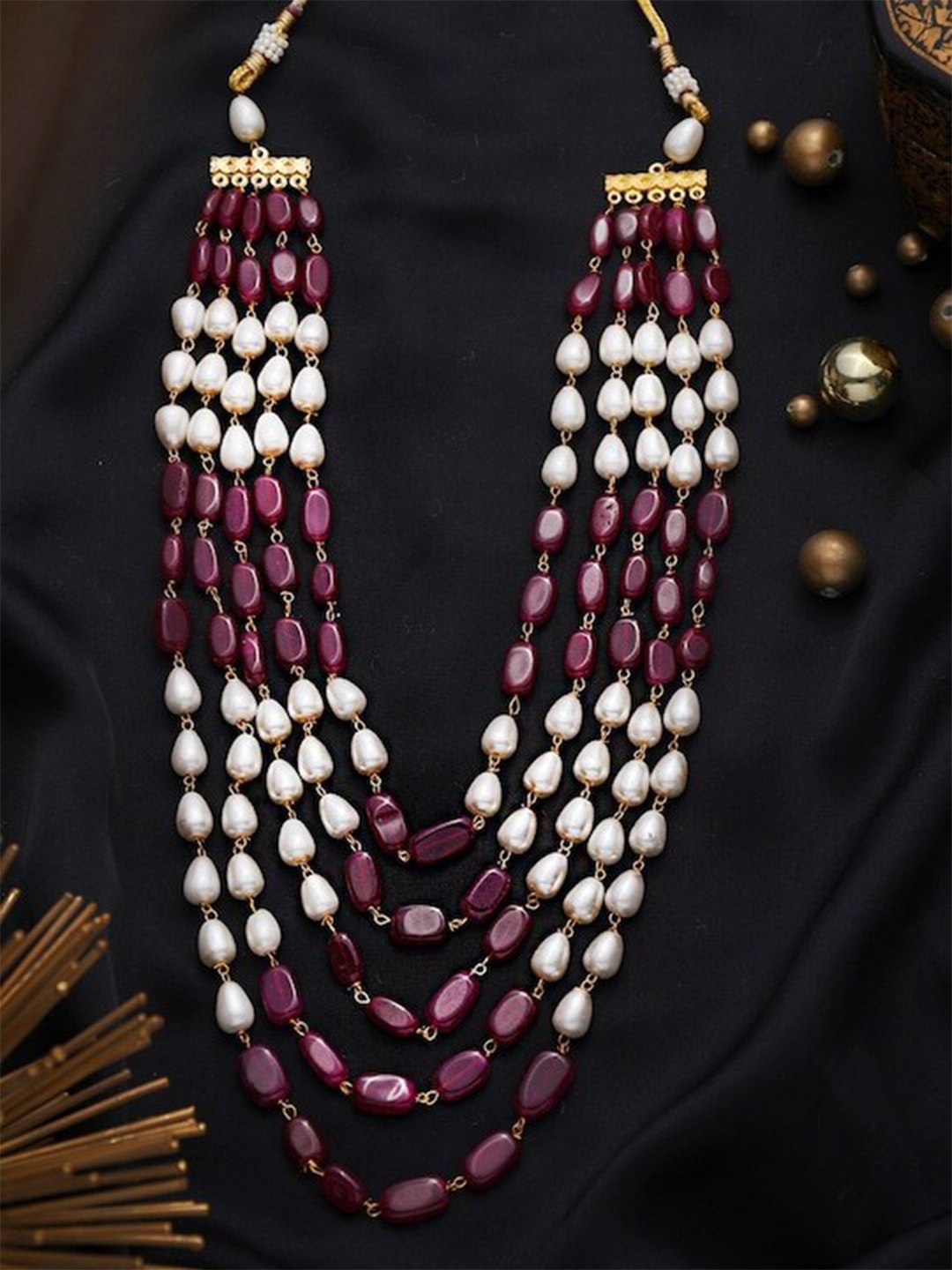 

Infuzze Gold-Plated Layered Necklace