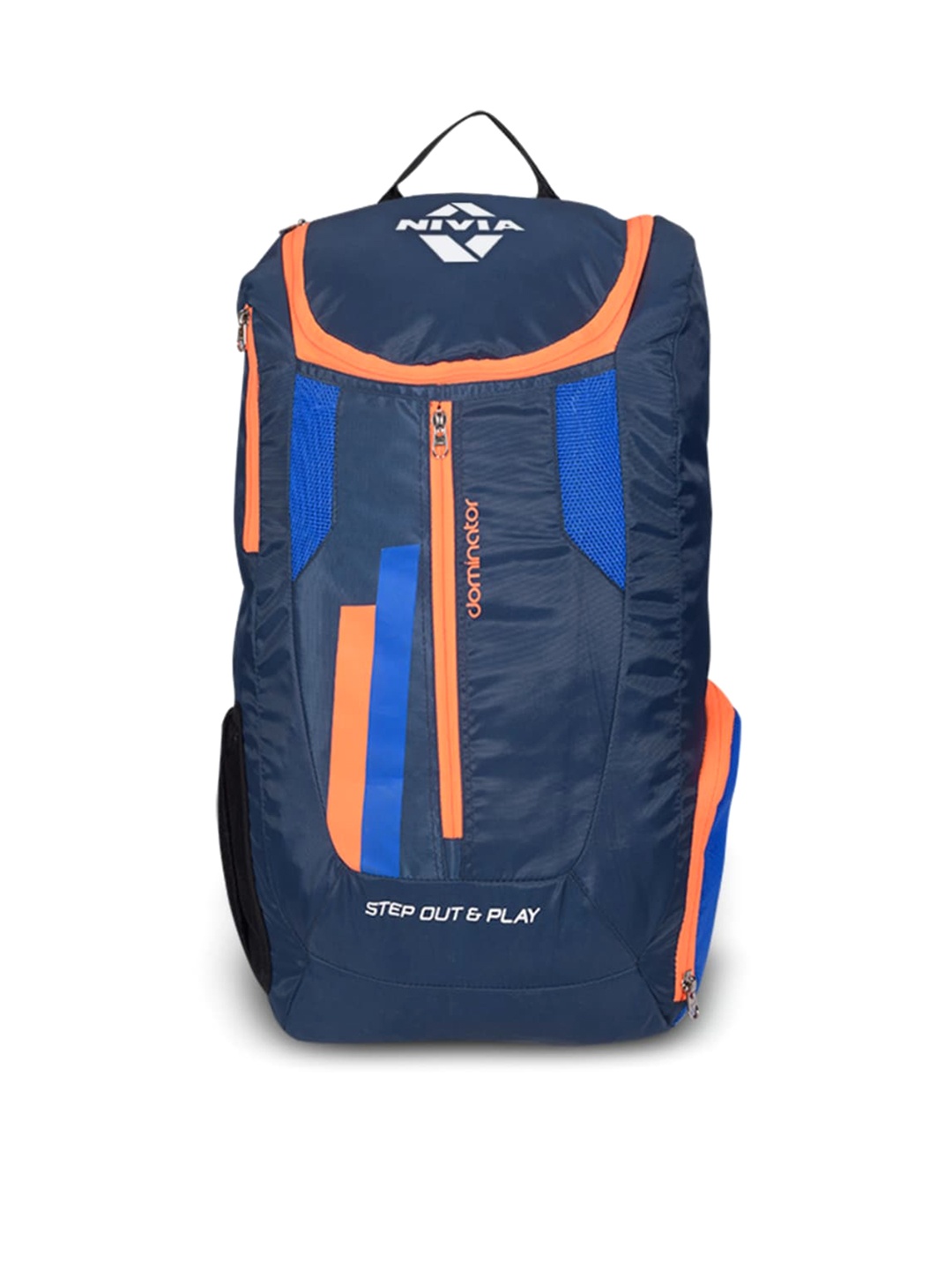 

NIVIA Unisex Brand Logo Printed Backpack, Navy blue