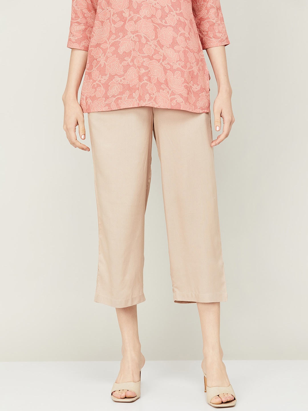

Melange by Lifestyle Women Mid-Rise Culottes, Brown