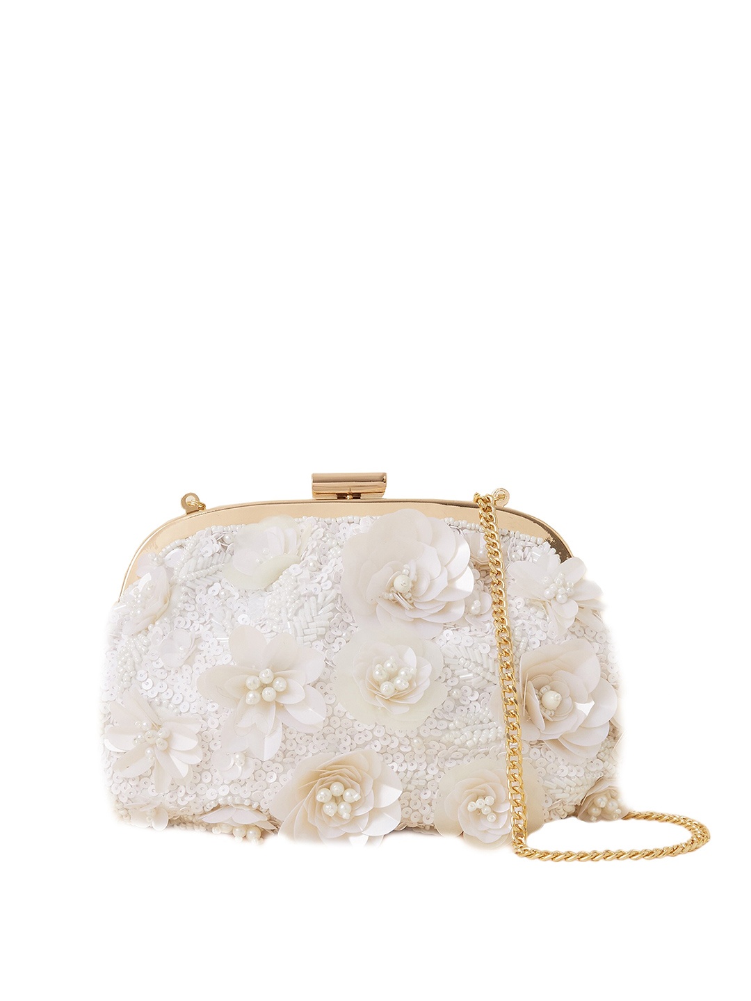 

Accessorize Embellished Purse Clutch, White